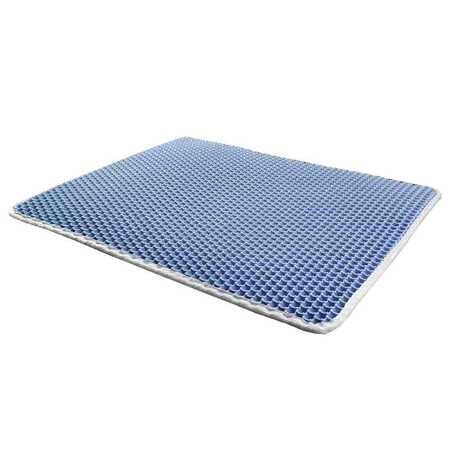 Gimcat Claire Elekli Kedi Kumu Paspası Mavi 55x75