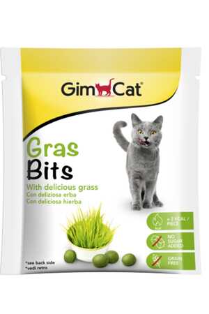 GIMCAT - Gimcat Gras Bits Kedi Ödül Tableti 15gr