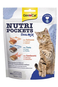 GIMCAT - GimCat Nutripockets Sea Mix Taurinli Kedi Ödülü 150gr GIMCAT - GimCat Nutripockets Sea Mix Taurinli Kedi Ödülü 150gr