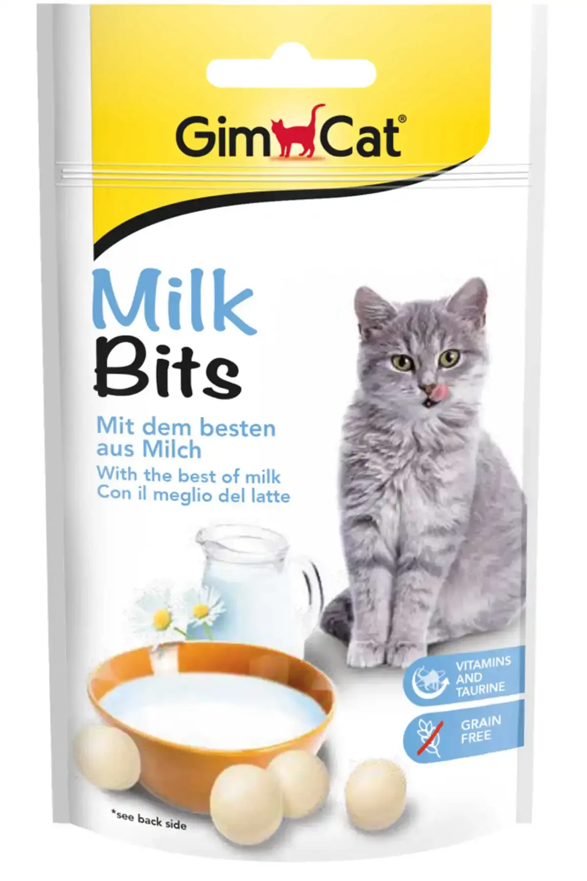 GimCat MilkBits Sütlü Kedi Ödül Tableti 40gr