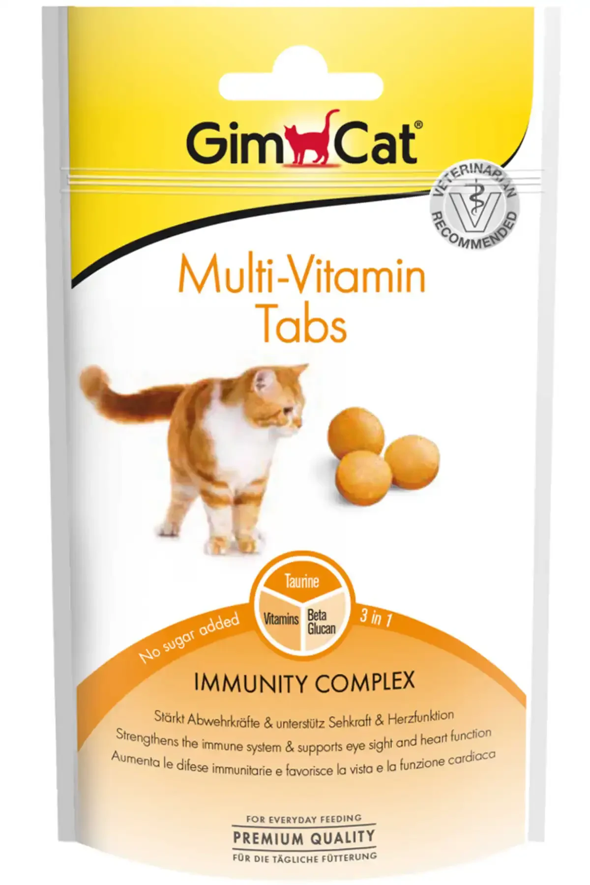 GIMCAT - GimCat Multivitamin Kedi Ödül Tableti 40gr GIMCAT - GimCat Multivitamin Kedi Ödül Tableti 40gr