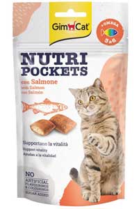 GIMCAT - Gimcat Nutri Pockets Somonlu Kedi Ödülü 60gr GIMCAT - Gimcat Nutri Pockets Somonlu Kedi Ödülü 60gr