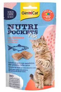GIMCAT - Gimcat Nutripockets Balıklı ve Somonlu Kedi Ödülü 60gr GIMCAT - Gimcat Nutripockets Balıklı ve Somonlu Kedi Ödülü 60gr