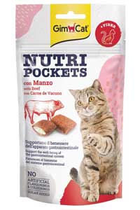 GIMCAT - Gimcat Nutripockets Biftekli Malt Kedi Ödül Tableti 60gr GIMCAT - Gimcat Nutripockets Biftekli Malt Kedi Ödül Tableti 60gr