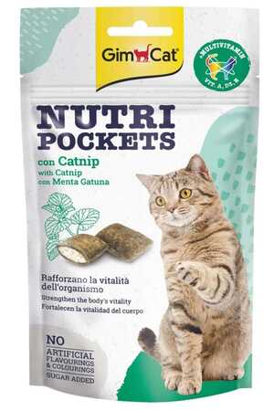 Gimcat Nutripockets Kedi Otlu Ödül Multivitamin 60gr - Thumbnail
