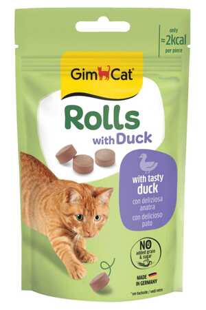 GIMCAT - GimCat Rolls Ördekli Kedi Ödül Maması 50gr