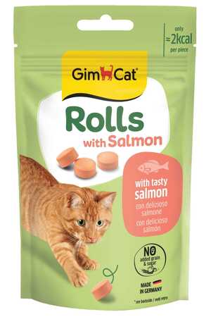 GIMCAT - GimCat Rolls Somonlu Kedi Ödül Maması 50gr