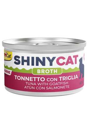 GIMCAT - Gimcat Shinycat Broth Barbun ve Ton Balıklı Kedi Konservesi 70gr