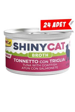 GIMCAT - Gimcat Shinycat Broth Barbun ve Ton Balıklı Kedi Konservesi 70gr 24lü GIMCAT - Gimcat Shinycat Broth Barbun ve Ton Balıklı Kedi Konservesi 70gr 24lü