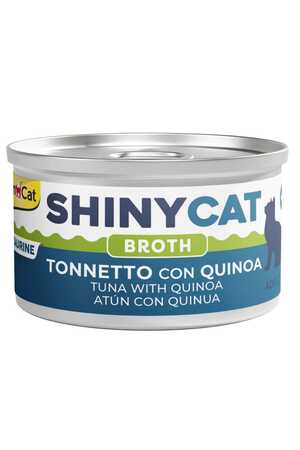 GIMCAT - Gimcat Shinycat Broth Kinoalı Ton Balıklı Kedi Konservesi 70gr