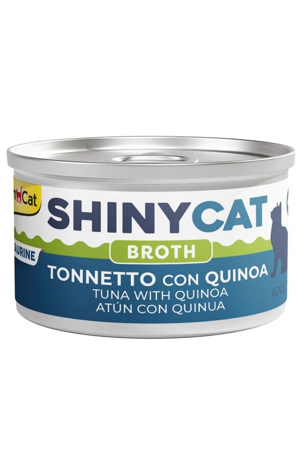 Gimcat Shinycat Broth Kinoalı Ton Balıklı Kedi Konservesi 70gr