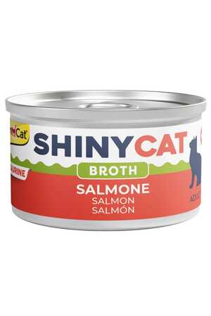 GIMCAT - Gimcat Shinycat Broth Somon Balıklı Kedi Konservesi 70gr GIMCAT - Gimcat Shinycat Broth Somon Balıklı Kedi Konservesi 70gr