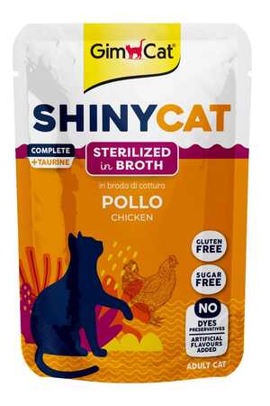 GIMCAT - Gimcat Shinycat Pouch Tavuk Etli Kısırlaştırılmış Kedi Konservesi 70gr GIMCAT - Gimcat Shinycat Pouch Tavuk Etli Kısırlaştırılmış Kedi Konservesi 70gr