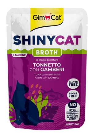 GIMCAT - Gimcat Shinycat Pouch Ton Balıklı ve Karidesli Kedi Konserve Maması 70gr GIMCAT - Gimcat Shinycat Pouch Ton Balıklı ve Karidesli Kedi Konserve Maması 70gr