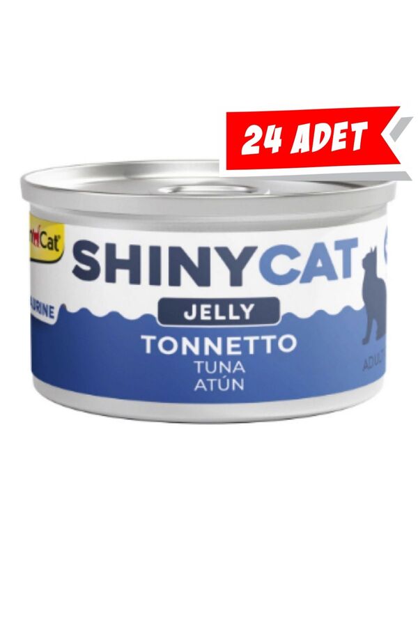 GimCat Shinycat Ton Balıklı Kedi Konservesi 70gr 24lü