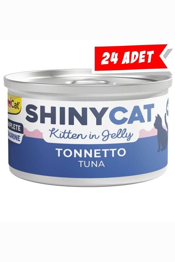 GimCat Shinycat Ton Balıklı Yavru Kedi Konservesi 70gr 24lü