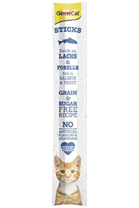 GIMCAT - GimCat Sticks Somonlu Kedi Ödül Çubuğu GIMCAT - GimCat Sticks Somonlu Kedi Ödül Çubuğu