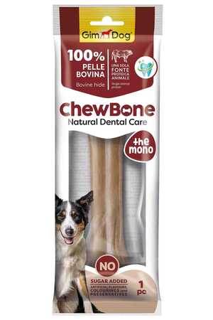 GimDog Chew Bones Press Naturel Köpek Çiğneme Kemiği 8’’ 150gr - Thumbnail