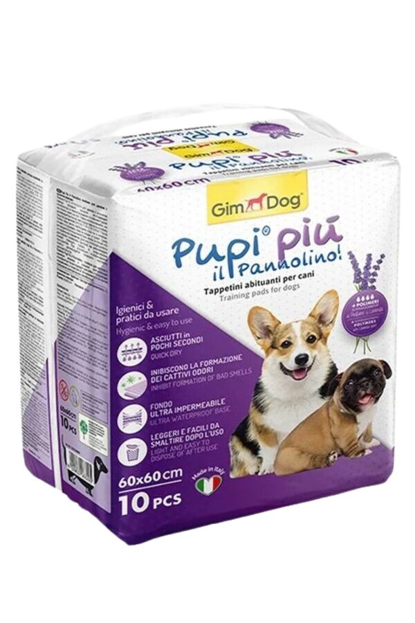 GimDog Lavantalı Çiş Pedi 60x60cm 10lu GimDog Lavantalı Çiş Pedi 60x60cm 10lu