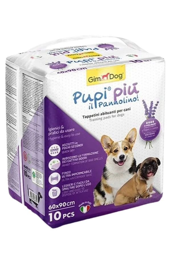 GimDog Lavantalı Çiş Pedi 60x90cm 10lu GimDog Lavantalı Çiş Pedi 60x90cm 10lu