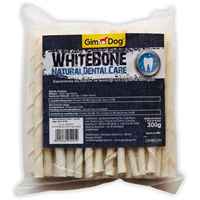 GIMDOG - GimDog Mordimi Burgu Çubuk Köpek Ödülü (50li) 12cm 6gr Beyaz