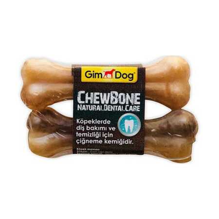 GIMDOG - Gimdog Mordimi Press Köpek Ödül Kemiği Natural (2li)