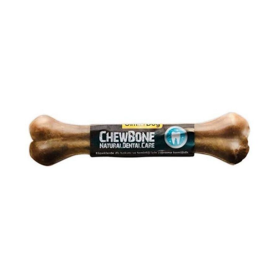 Gimdog Mordimi Press Köpek Ödül Kemiği 25cm Natural