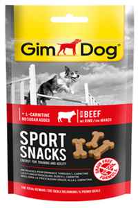 GIMDOG - GimDog SportSnacks Sığır Etli L-Carnitinli Tablet Köpek Ödül Maması 60gr GIMDOG - GimDog SportSnacks Sığır Etli L-Carnitinli Tablet Köpek Ödül Maması 60gr
