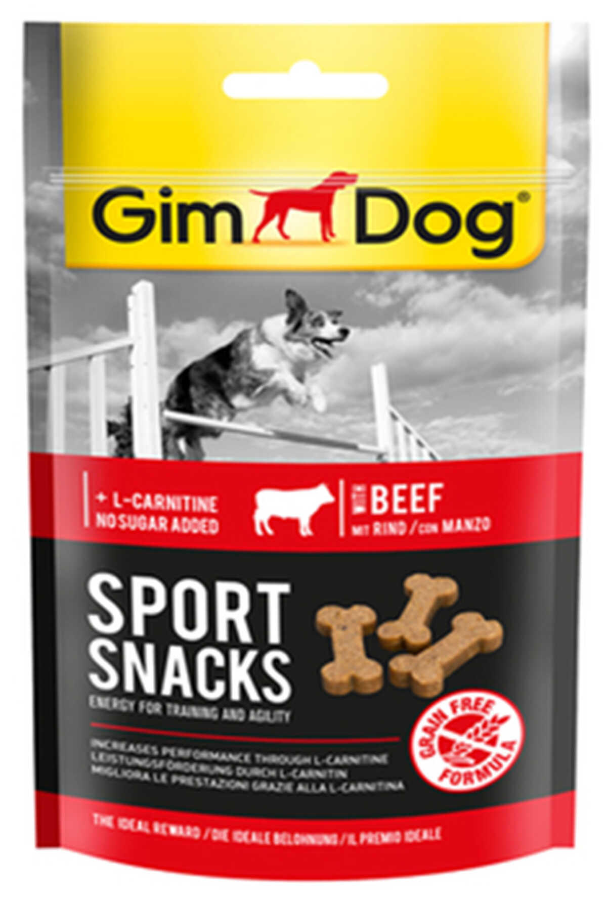 GimDog SportSnacks Sığır Etli L-Carnitinli Tablet Köpek Ödül Maması 60gr GimDog SportSnacks Sığır Etli L-Carnitinli Tablet Köpek Ödül Maması 60gr