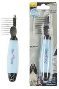 GIMDOG - Gimdog Yumuşak saplı Yumak Açıcı Köpek Tarağı