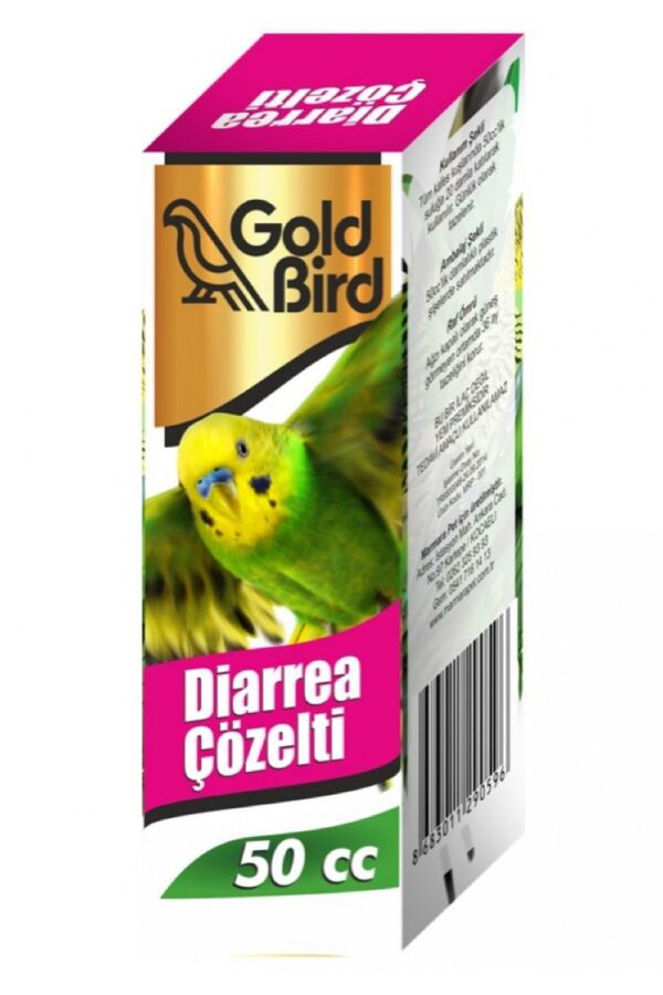 Gold Bird Diarrea Kuşlar İçin Sindirim Düzenleyici Çözeltisi 50ml