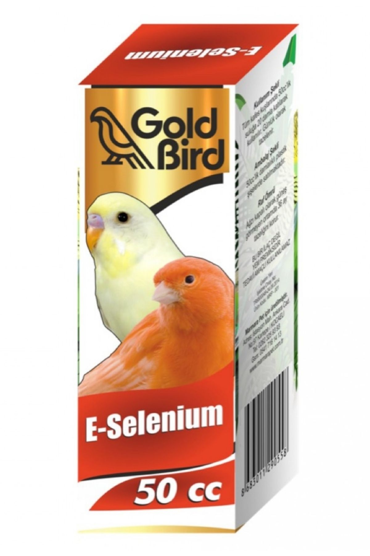 Gold Bird E-Selenium Kuşlar İçin Vitamin Desteği 50ml