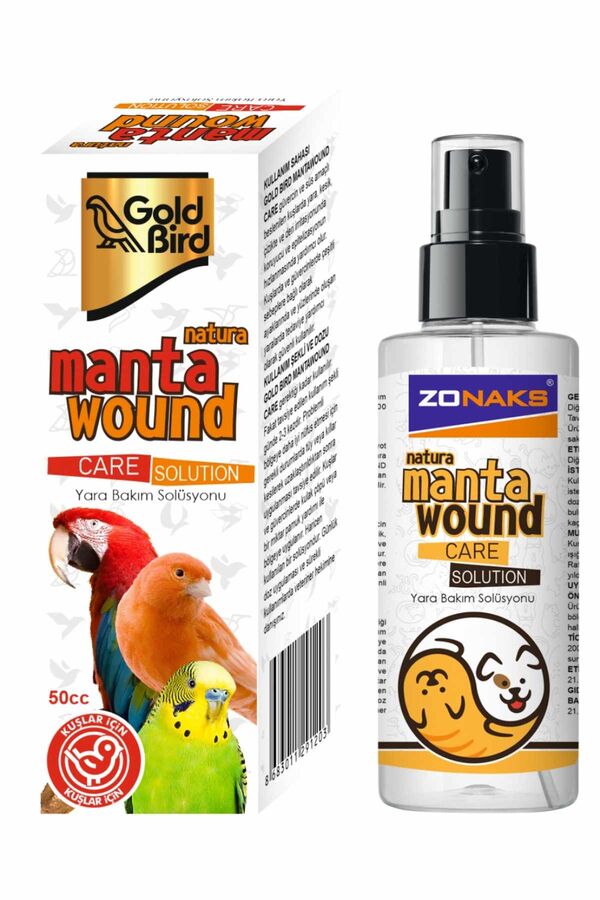 Gold Bird Mantawound Kuş Yara Bakım Spreyi 50ml