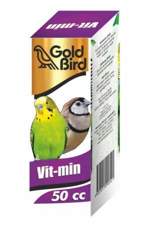 GOLD - Gold Bird Vit-Min Kuşlar İçin Multivitamin ve Mineral Desteği 50ml