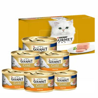 GOURMET - Gourmet Gold Kıyılmış Hindi Etli Yetişkin Kedi Konservesi 6x85gr GOURMET - Gourmet Gold Kıyılmış Hindi Etli Yetişkin Kedi Konservesi 6x85gr
