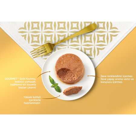 Gourmet Gold Kıyılmış Karışık Etli Kedi Konservesi 85 gr 12 Adet - Thumbnail (3)