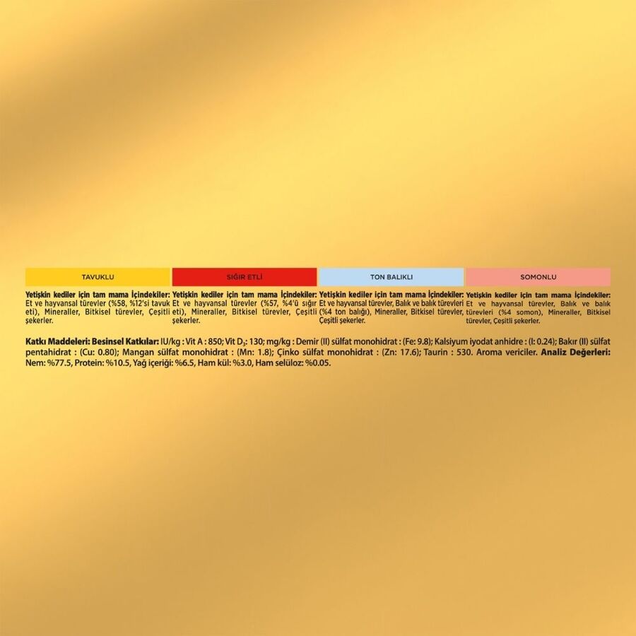 Gourmet Gold Kıyılmış Karışık Etli Kedi Konservesi 85 gr 12 Adet