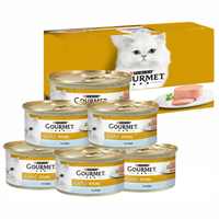 Gourmet Gold Kıyılmış Ton Balıklı Yetişkin Kedi Konservesi 6x85gr - Thumbnail