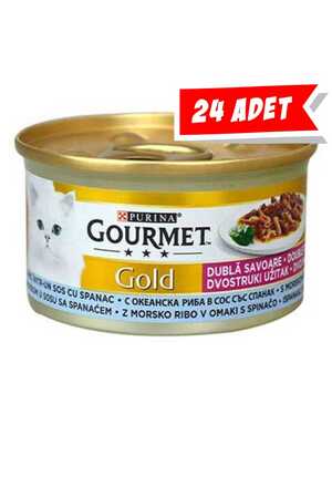 GOURMET - Gourmet Gold Okyanus Balığı ve Sebzeli Yetişkin Kedi Konservesi 24x85gr 24lü GOURMET - Gourmet Gold Okyanus Balığı ve Sebzeli Yetişkin Kedi Konservesi 24x85gr 24lü