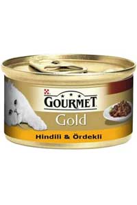 GOURMET - Gourmet Gold Parça Etli Hindili Ördekli Yetişkin Kedi Konservesi 85gr GOURMET - Gourmet Gold Parça Etli Hindili Ördekli Yetişkin Kedi Konservesi 85gr