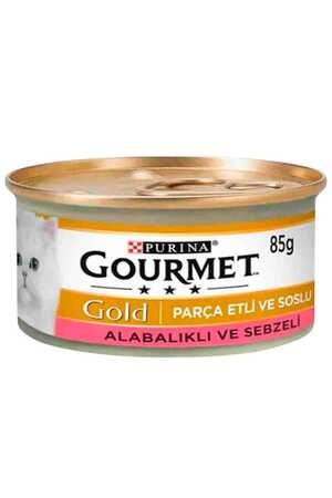 GOURMET - Gourmet Gold Sebze ve Alabalık Parça Et Soslu Yetişkin Kedi Konservesi 85gr GOURMET - Gourmet Gold Sebze ve Alabalık Parça Et Soslu Yetişkin Kedi Konservesi 85gr