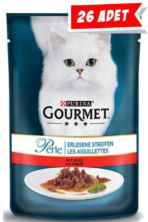 GOURMET - Gourmet Perle Izgara Sığır Etli Yetişkin Kedi Konservesi 26x85gr 26lı GOURMET - Gourmet Perle Izgara Sığır Etli Yetişkin Kedi Konservesi 26x85gr 26lı