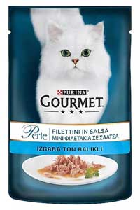 GOURMET - Gourmet Perle Parça Etli Izgara Ton Balıklı Yetişkin Kedi Konservesi 85gr GOURMET - Gourmet Perle Parça Etli Izgara Ton Balıklı Yetişkin Kedi Konservesi 85gr