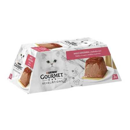 GOURMET - Gourmet Revelations Somon Balıklı Kedi Konservesi 2x57gr GOURMET - Gourmet Revelations Somon Balıklı Kedi Konservesi 2x57gr