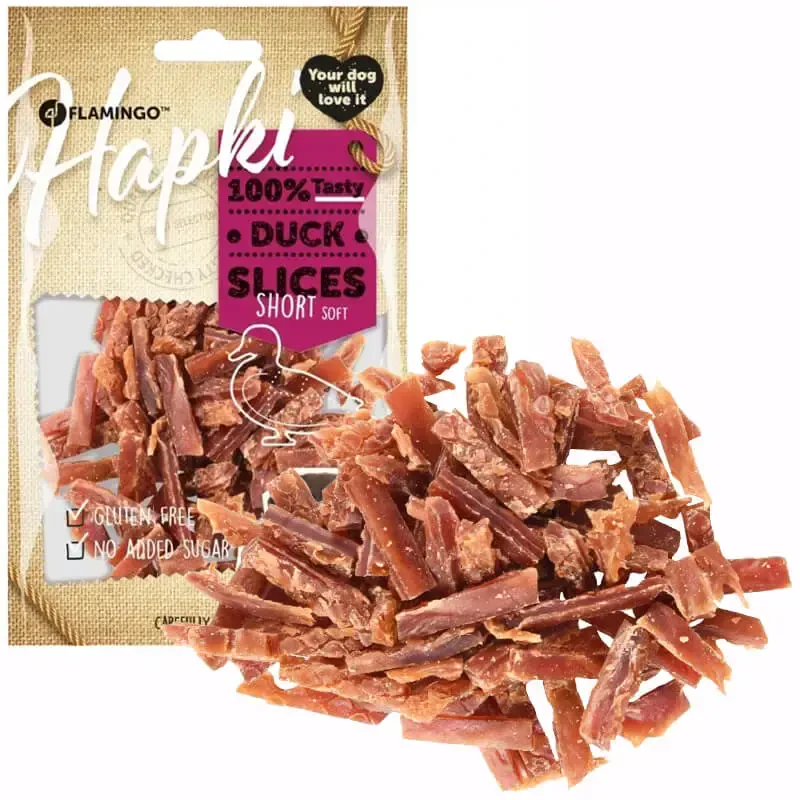 Hapki Ördekli İnce Dilim Köpek Ödül Maması 85gr