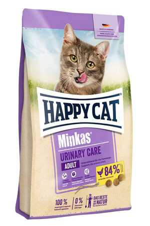 Happy Cat Minkas Urinary Care Böbrek Sağlığı Destekleyici Tavuklu Yetişkin Kedi Maması 1.5kg