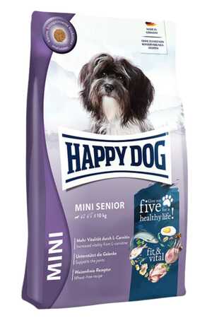 HAPPY DOG - Happy Dog Fit Vital Kümes Hayvanlı Küçük Irk Yaşlı Köpek Maması 4kg