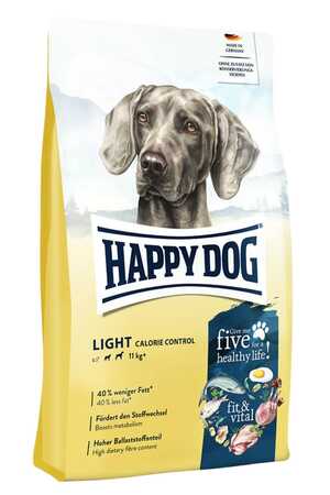 HAPPY DOG - Happy Dog Fit Vital Light Kalori Kontrolü Orta ve Büyük Irk Yetişkin Köpek Maması 12kg
