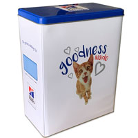 HILLS - Hills Kedi ve Köpekler İçin Metal Mama Saklama Kabı HILLS - Hills Kedi ve Köpekler İçin Metal Mama Saklama Kabı