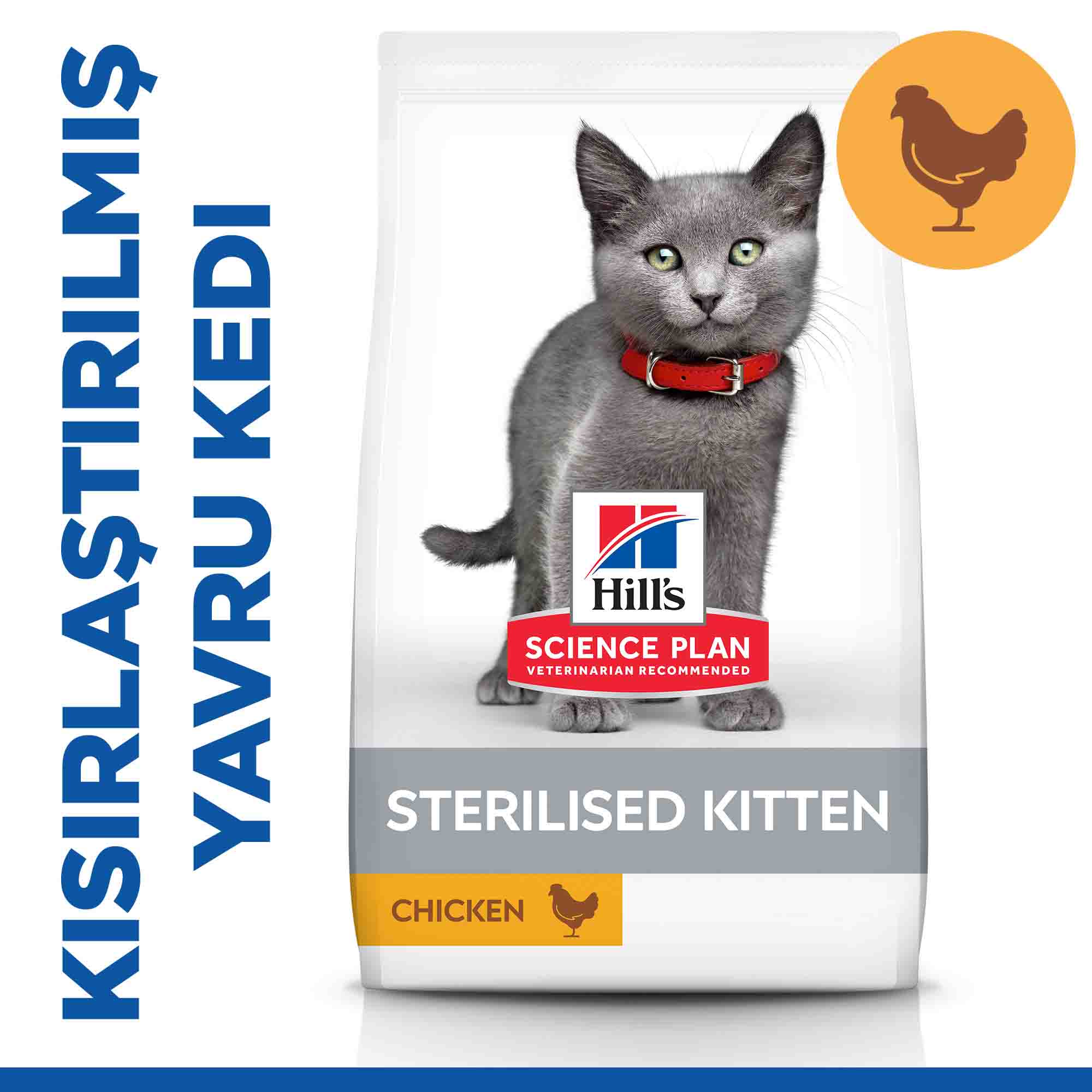 Hills Sterilised Kitten Tavuklu Yavru Kedi Maması 1,5kg